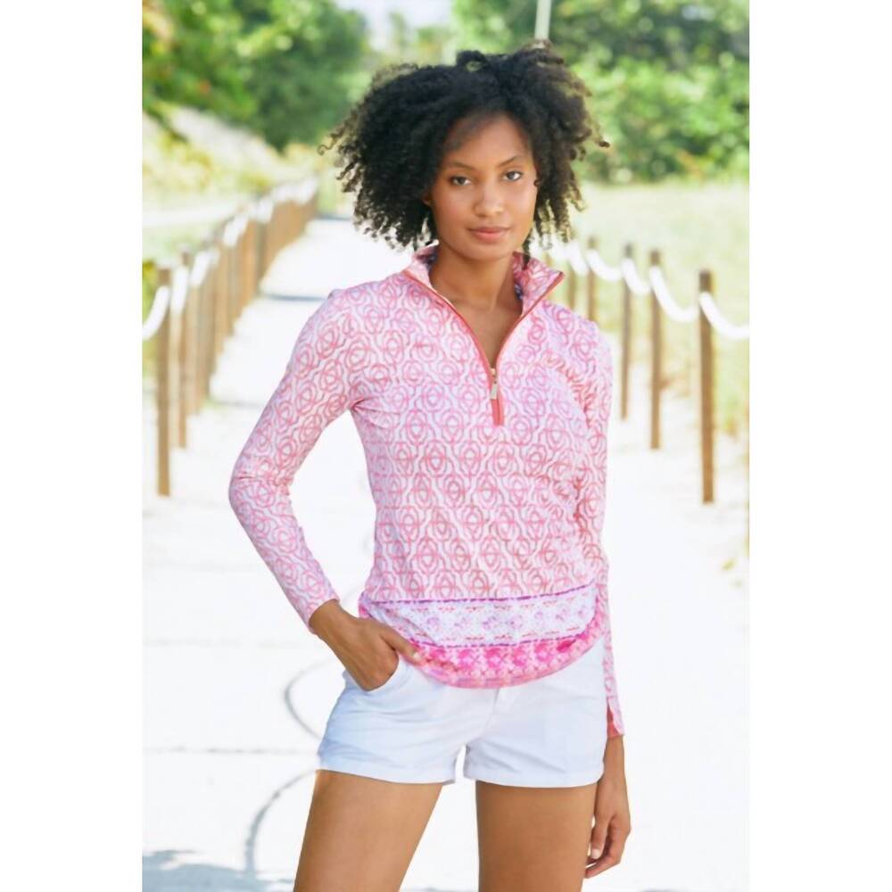 NEW CABANA LIFE 1/4 zip sport top in napa